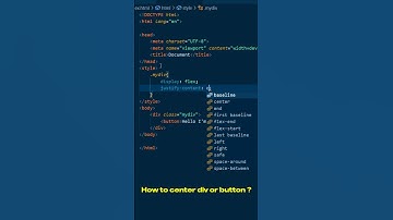 How to center div or button ? #music #coding #frontenddevelopment #html #css #viral #shorts
