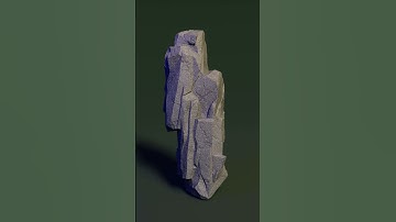 Blender 3D Rock sculpture #shorts #shortsvideo #blender