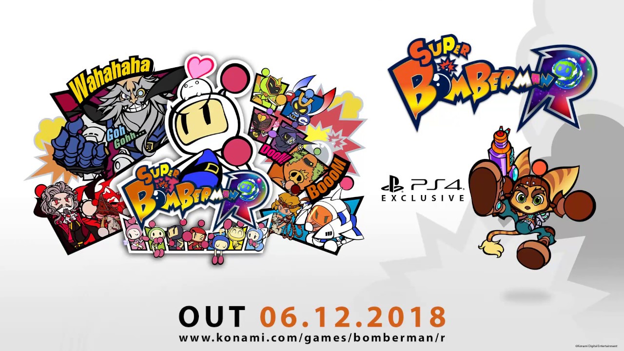 Super Bomberman R on PlayStation with Exclusive Ratchet and Clank  Character! 