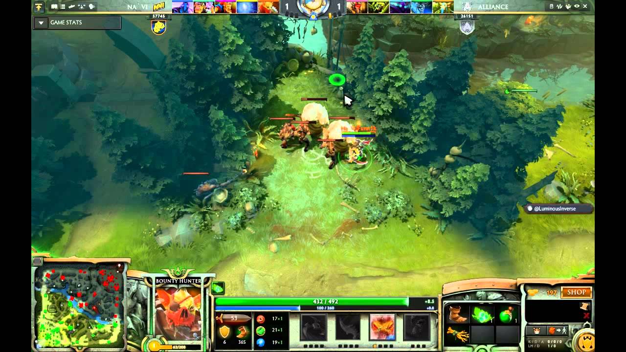 Na`Vi Funn1k next level creeps pulling @ The International 2013