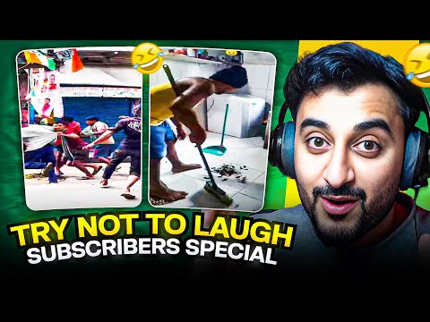 Try Not To Laugh Challenge | Funniest Subscriber Reels Reaction | Aamer’s Den