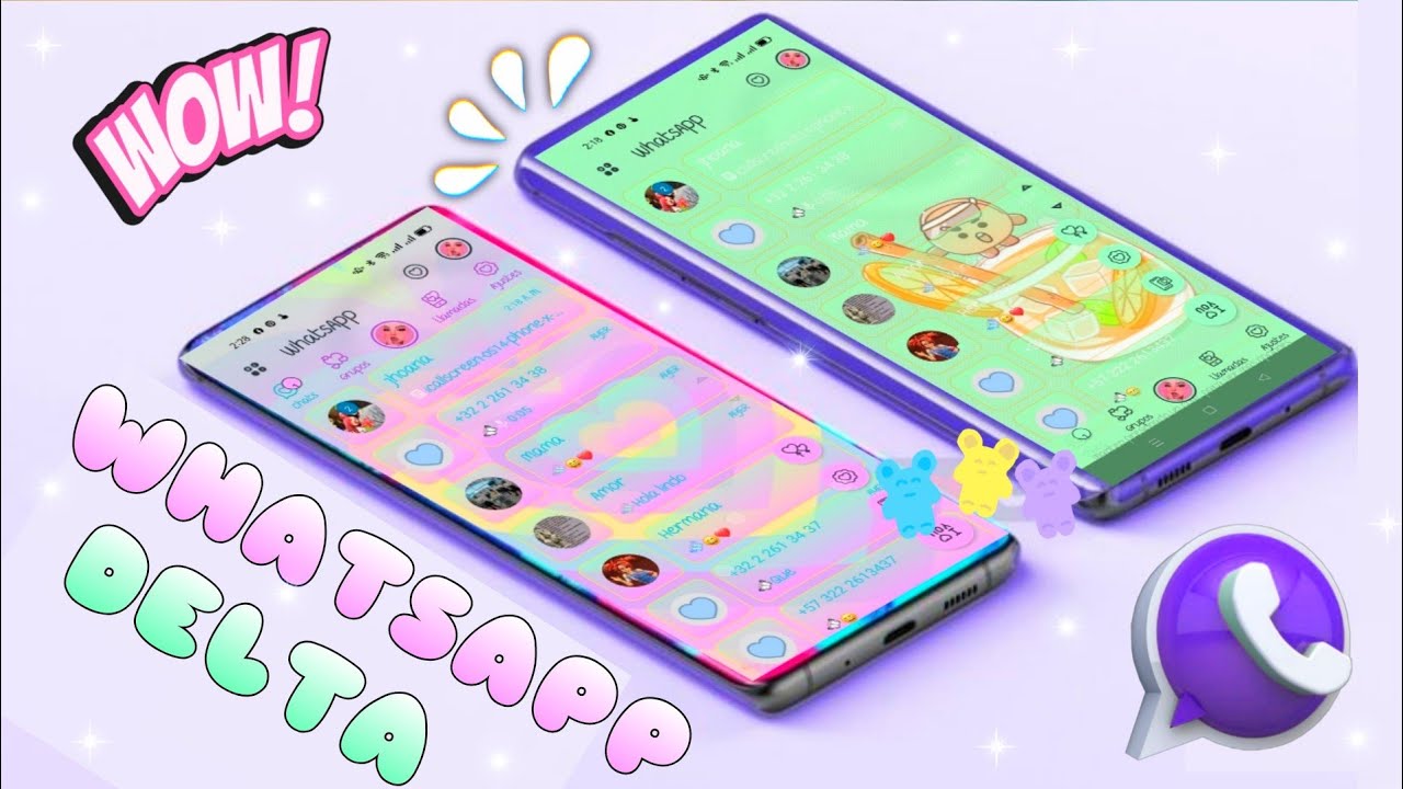 🦄WHATSAPP DELTA FEMENINO V3.9.0 ACTUALIZACIÓN DICIEMBRE 2021 CON TICKS BURBUJAS ICONOS FEMENINO
