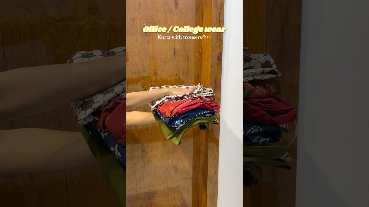 Office/College wear kurta sets!😍💕#shorts