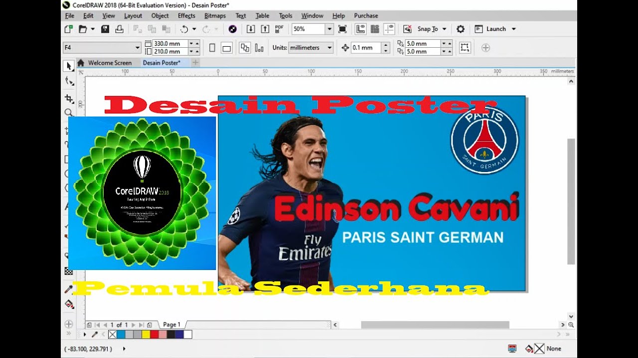  Tutorial  Desain  Poster  Menggunakan Corel Draw  Desain  