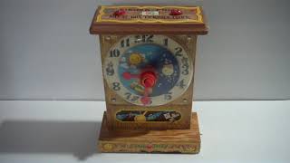 vintage 1964 FISHER PRICE Musical Tick Tock Teaching Clock no 997