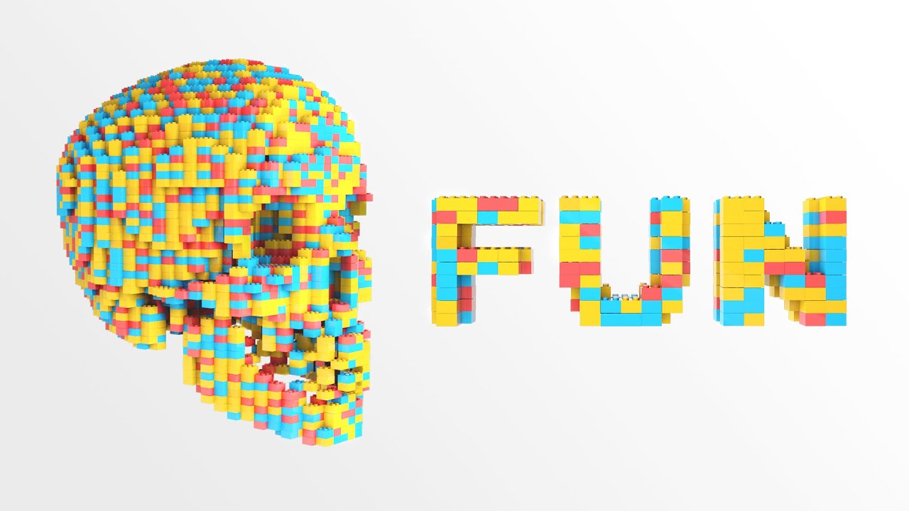 Любой объект из Lego блоков в Cinema 4D без плагинов