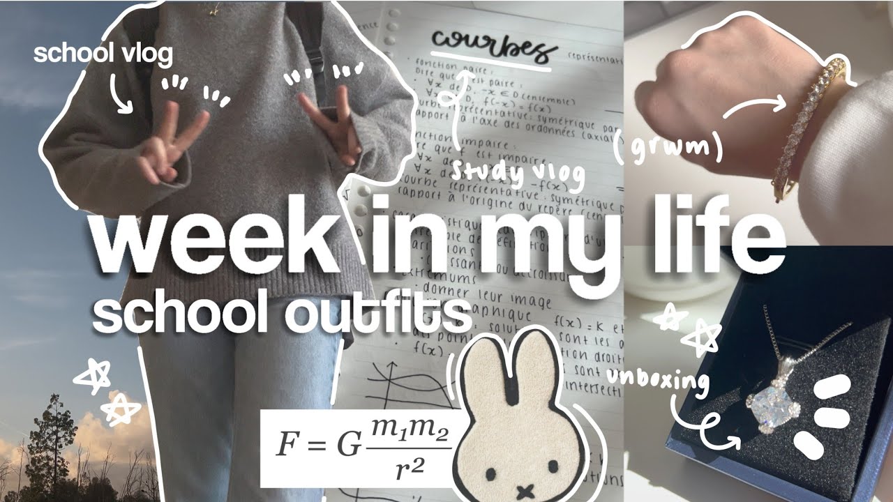 🥟⭐️ WEEK in my LIFE | what I WEAR in a week ft. Sayabling | study vlog, unboxing 