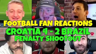 FOOTBALL FANS REACTION TO CROATIA vs BRAZIL | FANS CHANNEL