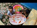 Tangkap ikan dan bola warna warni mandi bola - Mainan anak - Catch the fish and bathe the ball