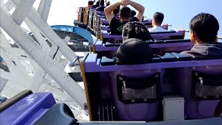 Twisted Colossus Back Seat POV 2023 FULL HD Six Flags Magic Mountain