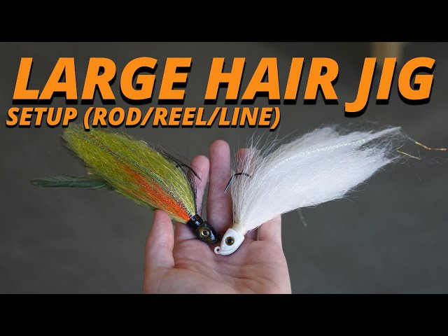Large Hair Jig Setup (Rod/Reel/Line) - Seth Feider 