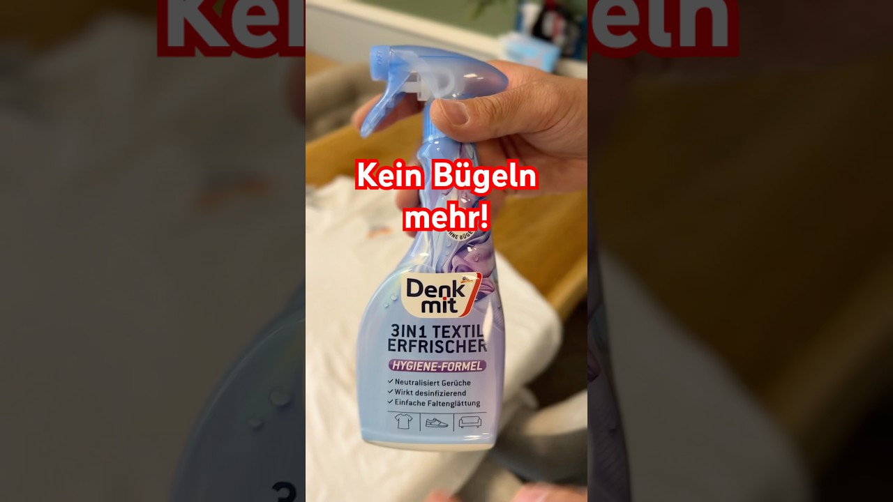 Du hast keine Lust zu bügeln? Dann habe ich was für dich… 