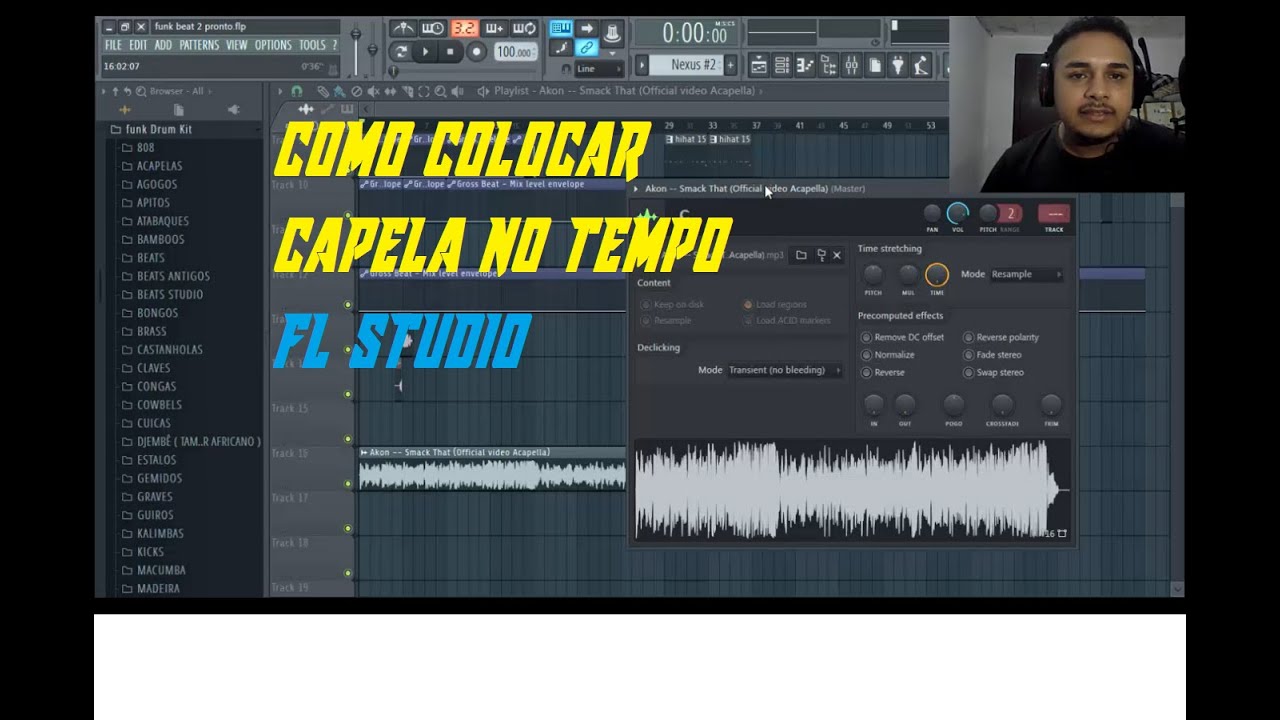 Como colocar capela no tempo FL Studio - YouTube