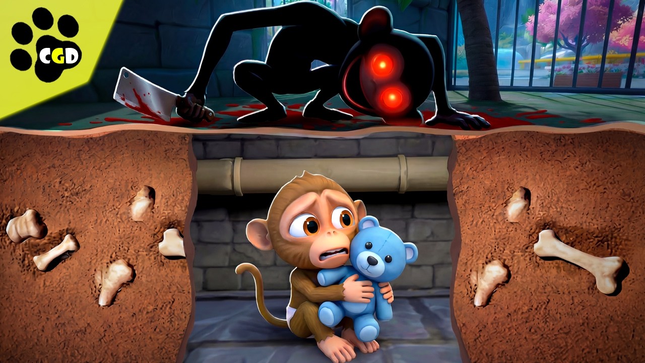 I Built A SECRET BUNKER To SAVE Baby Monkey From The STALKER! (I Am Monkey)