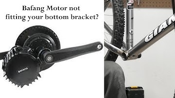 Bafang Install issue: Motor not fitting your bottom bracket?