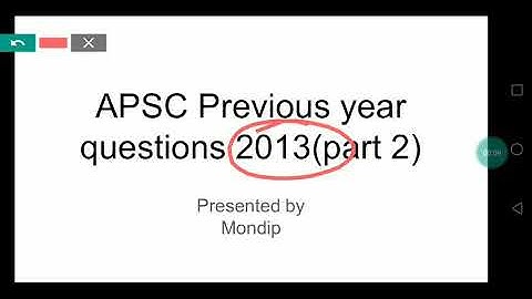 APSC Previous year question paper 2013 part-2
