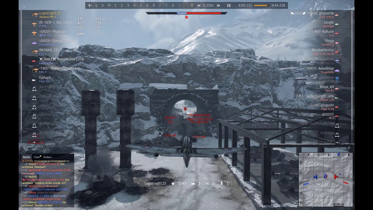 War Thunder Tunnel Double Kill