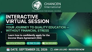 Uburyo wakora Chancen international ISA Application on the hope tv screenshot 1