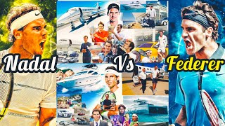 Famous Roger Federer Vs Rafael Nadal Luxury Lifestyle 2023 | Bio, Net Worth, Cars, House, Private Jet,Yacht Wealth