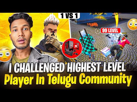 PALU Vs 99 Lvl PLAYER 🔥- Highest Lvl Player In Telugu States 🤯-Am i Crouch King 👑 - Who Will Win ?