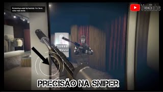 GTA ONLINE-COMO MELHORAR SUA PRECISÃO NA SNIPER ( tutorial ) treinamento.