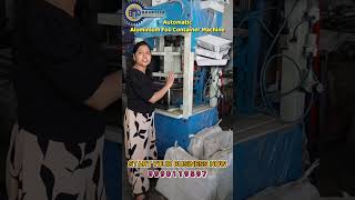 Aluminium Foil Container Making Machine | #bhartiyamachineworks #Profitable Business | #business