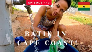 FIRST TIME in Cape Coast, Ghana & Learning Batik! | Global Gyal | Episode #113 #GHANA #CAPECOAST