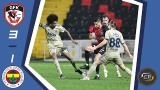 Gazi̇antep Fk 3 - 1 Fenerbahçe Sk Süper Lig 2021 13.Hafta