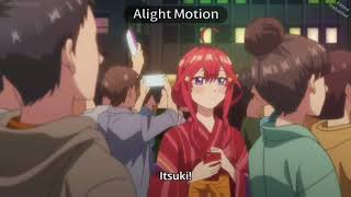 Dj bum bum alight motion Nakano itsuki and milm nava