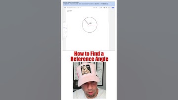 How to find a reference angle!