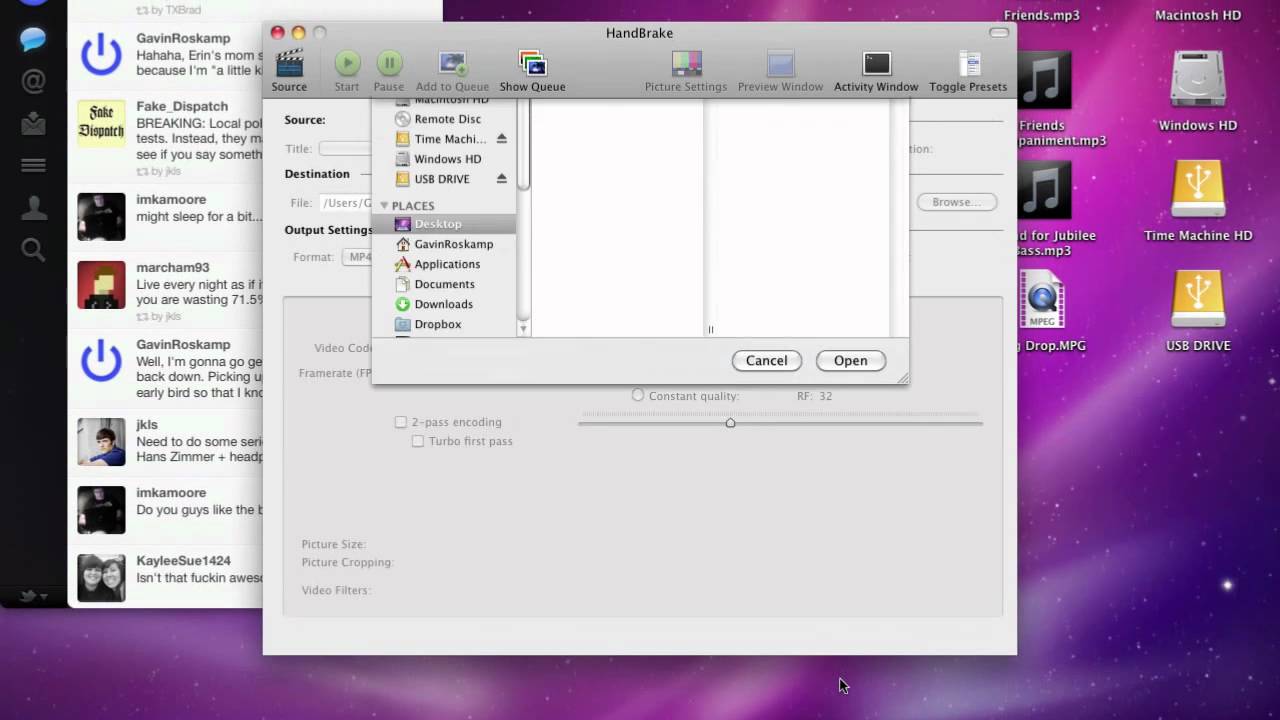 GTech - MPEG-2 Files + HandBrake - YouTube