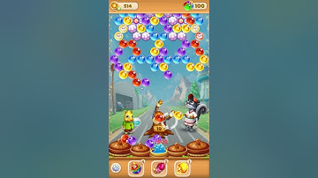 Bubble Pop Forest Rescue Level 78 no booster [Gameplay Walkthrough] optimized for smartphones