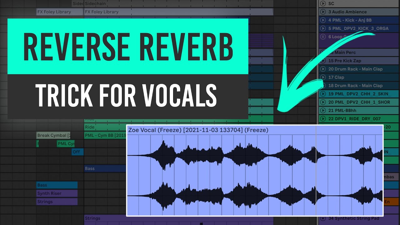Vocal Reversed Reverb Effect Ableton Live Tutorial
