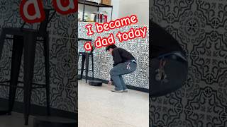 Meet my son #newdad #roomba #maternal #daddy #fart
