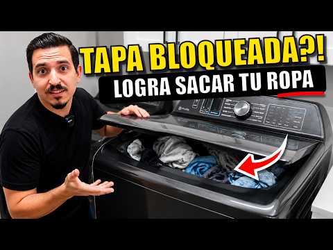 Lavadora GE Profile con Tapa Bloqueada y Sin Encender ? Prueba Esto