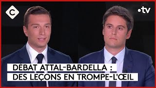 Débat Attal-Bardella : des leçons en trompe-l’oeil - Anne Rosencher - C à vous - 24/05/2024