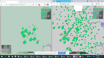 Diep.io multiboxing 8 factories