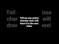 tell me what to draw
