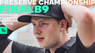 PRESERVE CHAMPIONSHIP | FINALB9 LEAD | Lizotte, Heimburg, McMahon, Locastro | Jomez Disc Golf