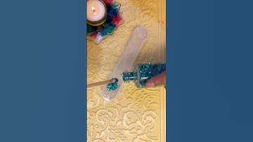 DIY Epoxy Resin Bookmark |Resin Bookmarks Making #resinart #resintutorials #shortsvideo #foryou