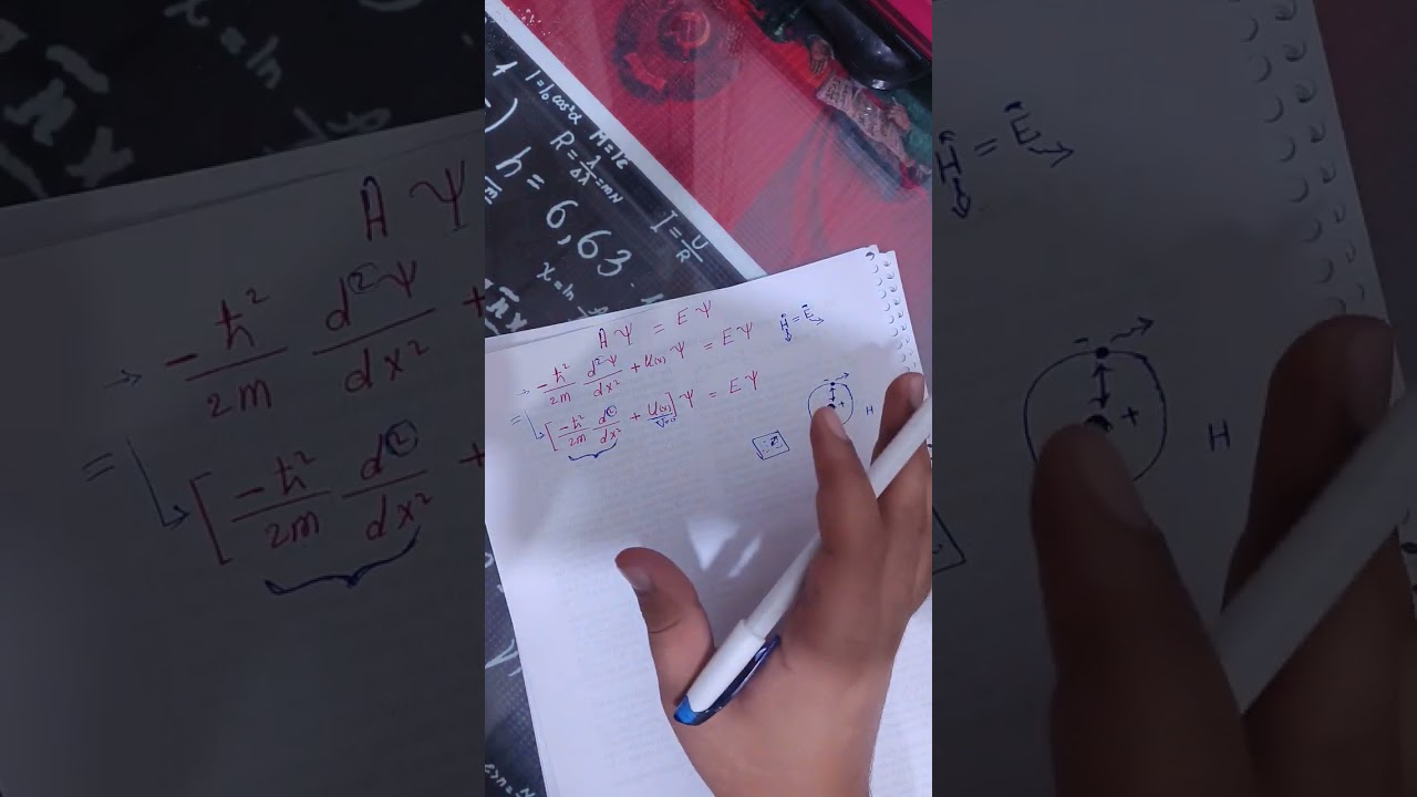 تطبيقات على معادلة شرودنجر (1) المقدمة المفاهيمية والرياضية 