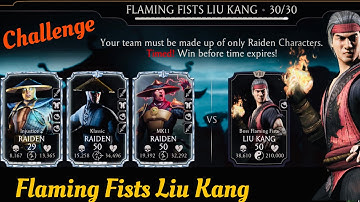 Part-2] Challenge “Flaming Fists Liu Kang” Gameplay | Final Elder Battles | MK Mobile