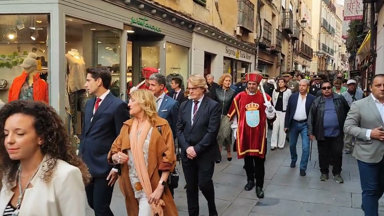 Todos los detalles.  Bajada de la Virgen de la Fuencisla a su Santuario tras el novenario. 25/9/2022