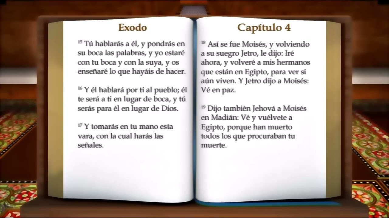 ÉXODO SEGUNDO LIBRO DE MOISÉ BIBLIA COMPLETA  REINA VALERA 1960
