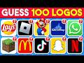 Guess the Logo in 3 Seconds | 100 Famous Logos 🥇🍏 | Logo Quiz 2026