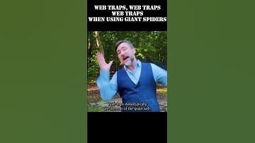 use webs with spiders in D&D to kill you players with Giant Spiders Part 1 #dnd #dmtips