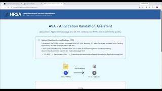Application Validation Assistant (AVA) - How to use video