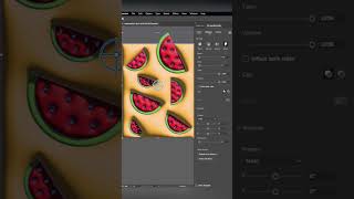 3D Watermelon in #adobeillustrator #adobetutorial #designtips