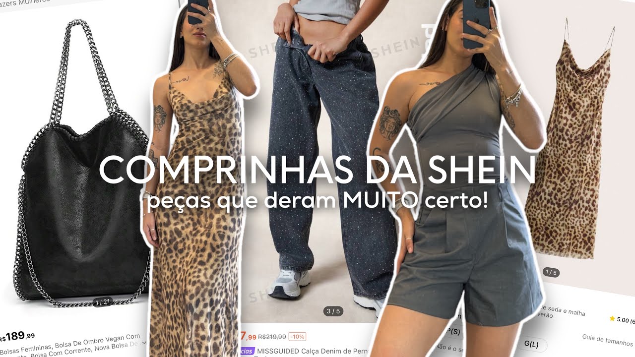 COMPRINHAS DA SHEIN | marca nova com peças INCRÍVEIS, só peça linda! 🛍️💸✨