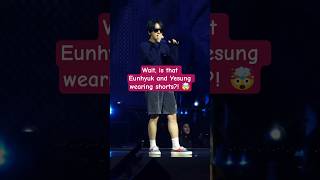 Wait, is that Eunhyuk and Yesung wearing shorts?! 🤯
